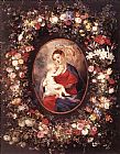 Peter Paul Rubens The Virgin and Child in a Garland of Flower painting